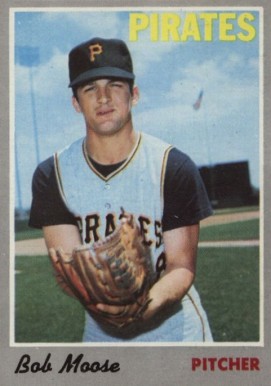1970 Topps Bob Moose #110 Baseball Card