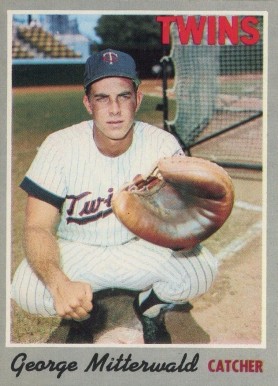 1970 Topps George Mitterwald #118 Baseball Card