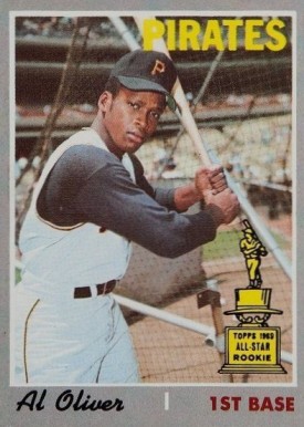 1970 Topps Al Oliver #166 Baseball Card