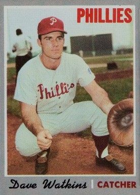 1970 Topps Dave Watkins #168 Baseball Card