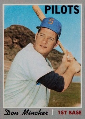 1970 Topps Don Mincher #185 Baseball Card