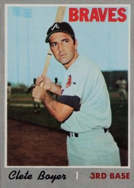 1970 Topps Clete Boyer #206 Baseball Card