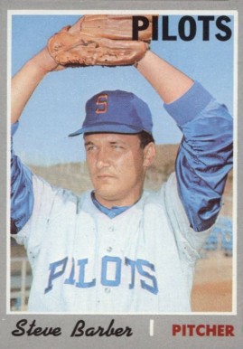 1970 Topps Steve Barber #224 Baseball Card