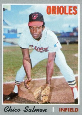 1970 Topps Chico Salmon #301 Baseball Card