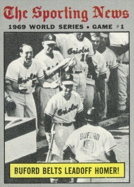 1970 Topps World Series Game 1 #305 Baseball Card