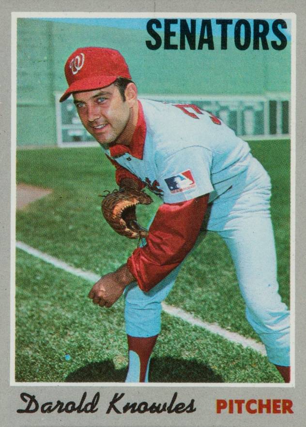1970 Topps Darold Knowles #106 Baseball Card