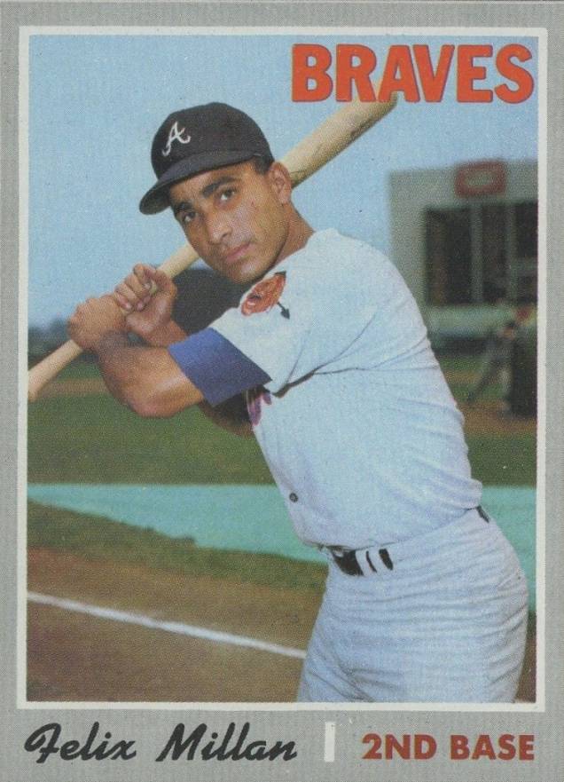 1970 Topps Felix Millan #710 Baseball Card