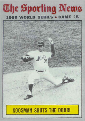 1970 Topps World Series Game 5 #309 Baseball Card
