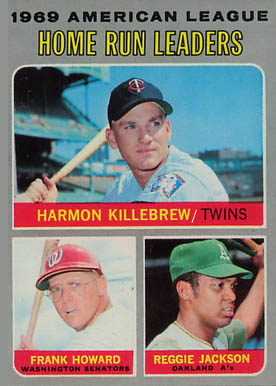 1970 Topps A.L. HR Leaders #66 Baseball Card