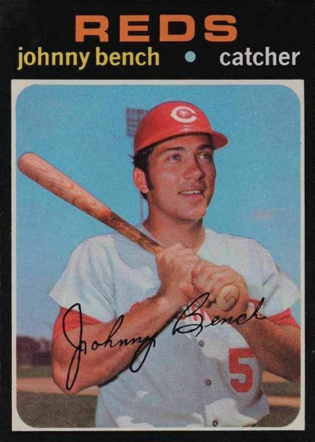 1971 O-Pee-Chee Johnny Bench #250 Baseball Card
