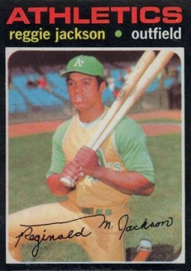 1971 O-Pee-Chee Reggie Jackson #20 Baseball Card