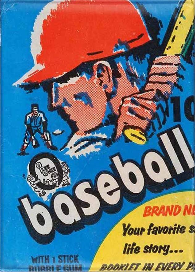 1971 O-Pee-Chee Wax Pack #WP Baseball Card