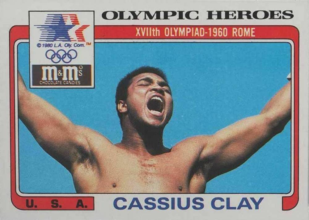 1983 Topps/M & M's Olympic Heroes Cassius Clay #7 Other Sports Card
