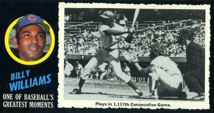 1971 Topps Greatest Moments Billy Williams #37 Baseball Card
