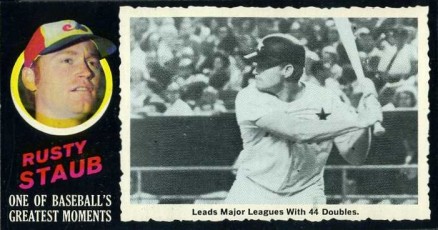 1971 Topps Greatest Moments Rusty Staub #35 Baseball Card