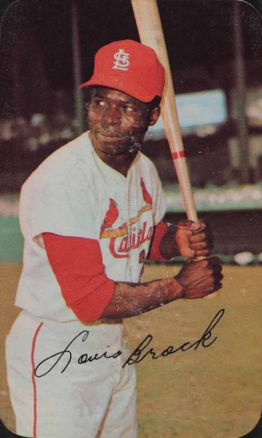1971 Topps Super Lou Brock #25 Baseball Card