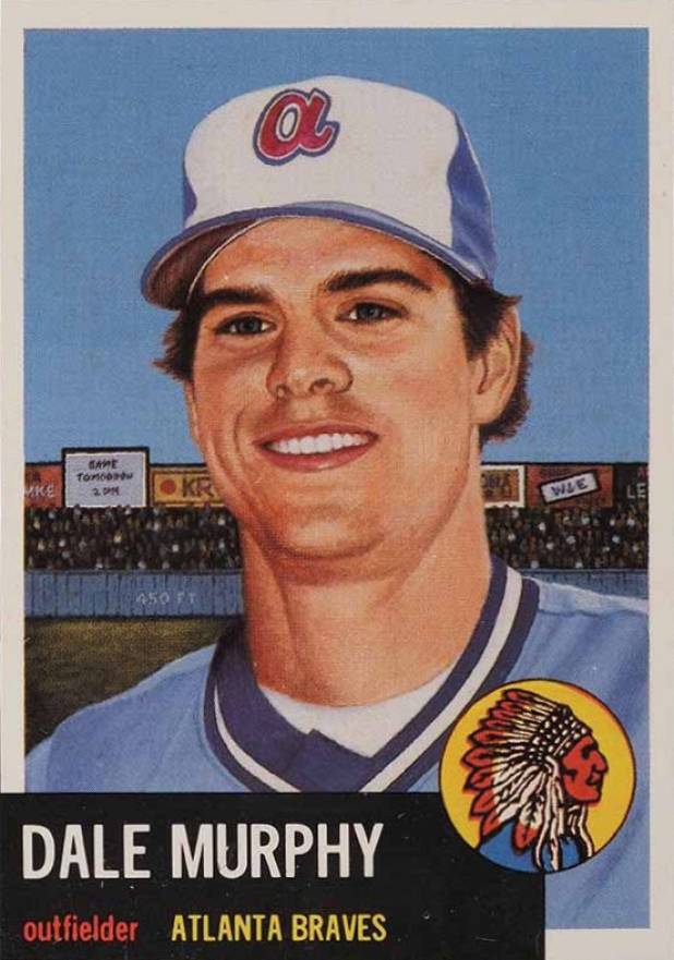 1984 Baseball Cards Magazine Repli-Cards Dale Murphy # Baseball Card