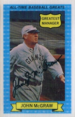 1972 Kellogg's  All-Time Baseball Greats John McGraw #3 Baseball Card