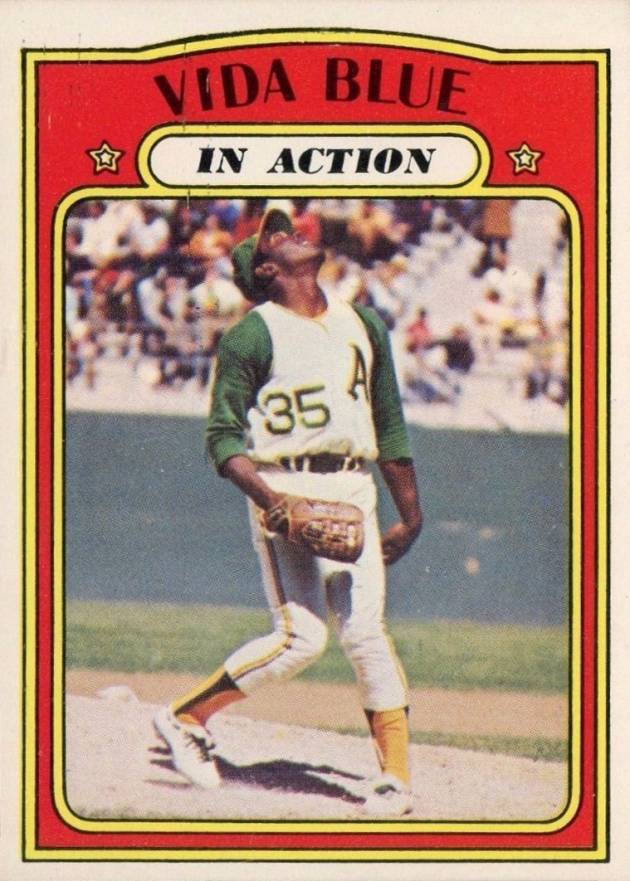 1972 O-Pee-Chee Vida Blue #170 Baseball Card