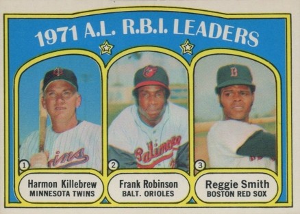 1972 O-Pee-Chee A.L. R.B.I. Leaders #88 Baseball Card