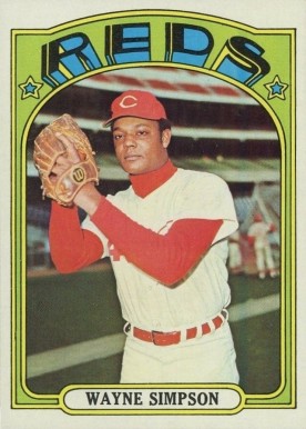 1972 Topps Wayne Simpson #762 Baseball Card
