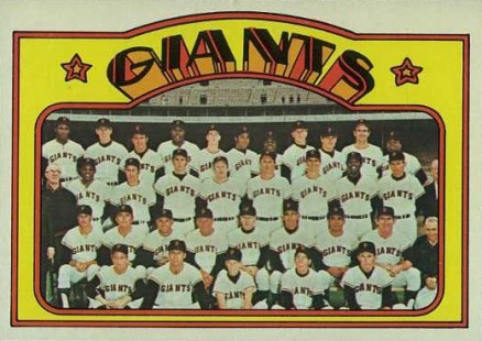 1972 Topps Giants Team #771 Baseball Card