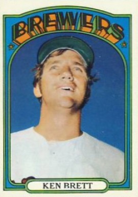 1972 Topps Ken Brett #517 Baseball Card