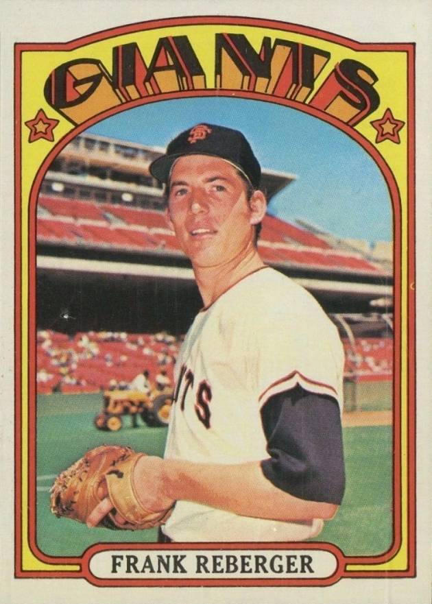 1972 Topps Frank Reberger #548 Baseball Card
