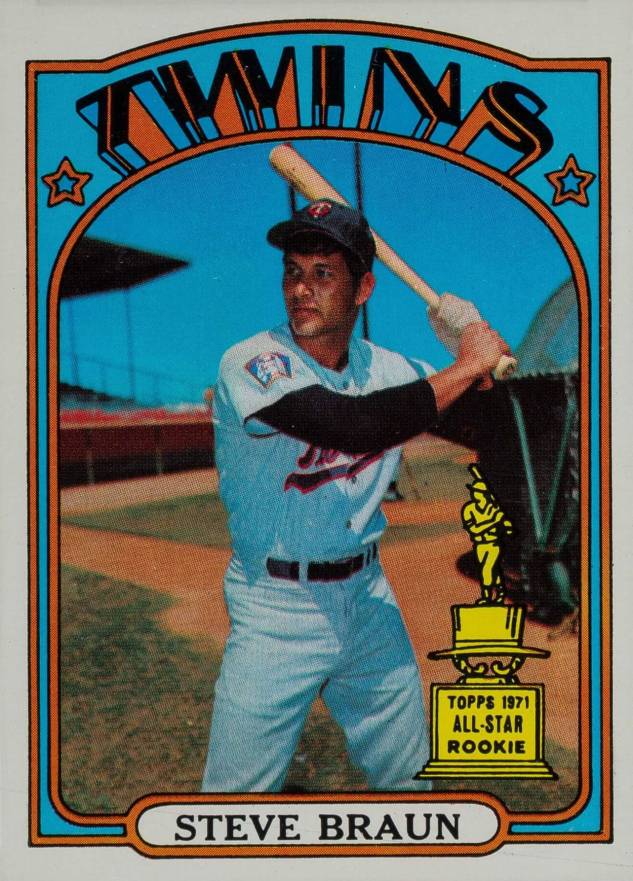 1972 Topps Steve Braun #244 Baseball Card