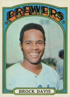 1972 Topps Brock Davis #161 Baseball Card