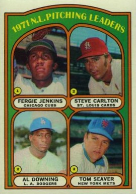 1972 Topps N.L. Pitching Leaders #93 Baseball Card