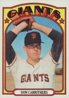 1972 Topps Don Carrithers #76 Baseball Card