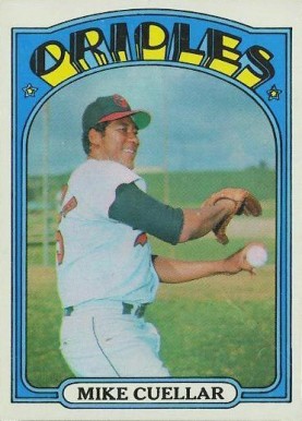 1972 Topps Mike Cuellar #70 Baseball Card