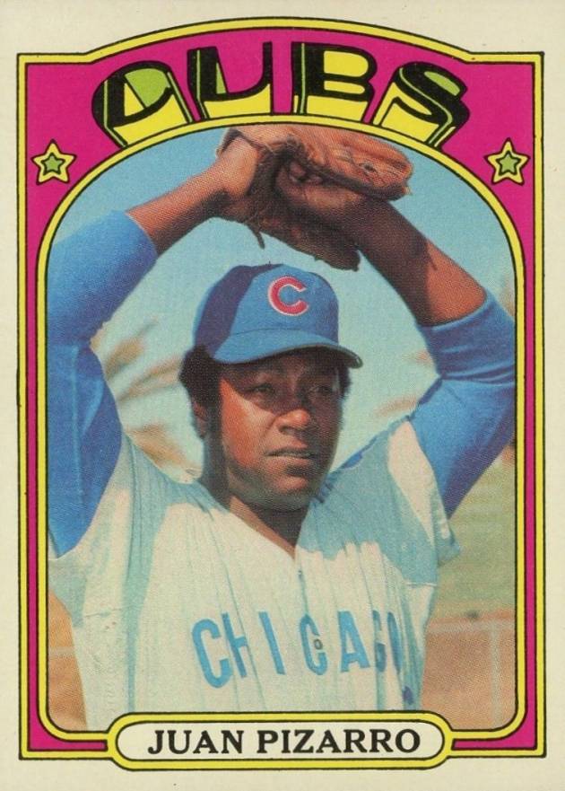 1972 Topps Juan Pizarro #18y Baseball Card