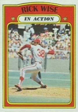 1972 Topps Rick Wise #44 Baseball Card
