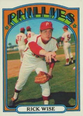 1972 Topps Rick Wise #43 Baseball Card