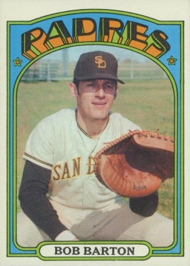 1972 Topps Bob Barton #39 Baseball Card