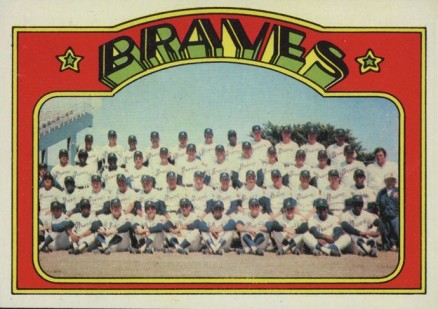 1972 Topps Braves Team #21 Baseball Card