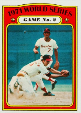 1972 Topps World Series Game 2 #224 Baseball Card