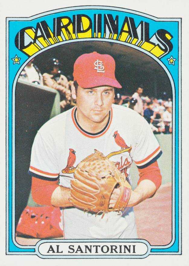 1972 Topps Al Santorini #723 Baseball Card