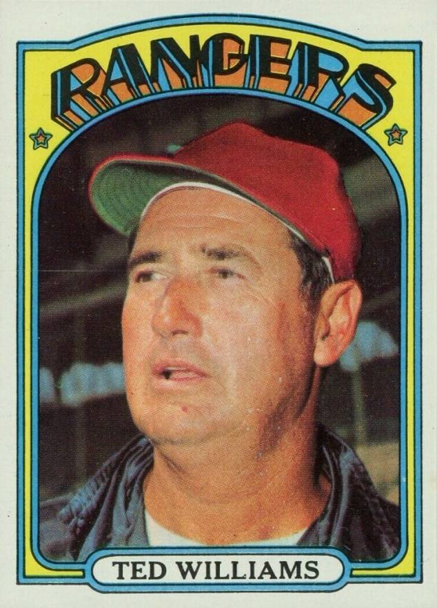 1972 Topps Ted Williams #510 Baseball Card