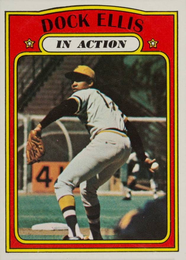 1972 Topps Dock Ellis #180 Baseball Card