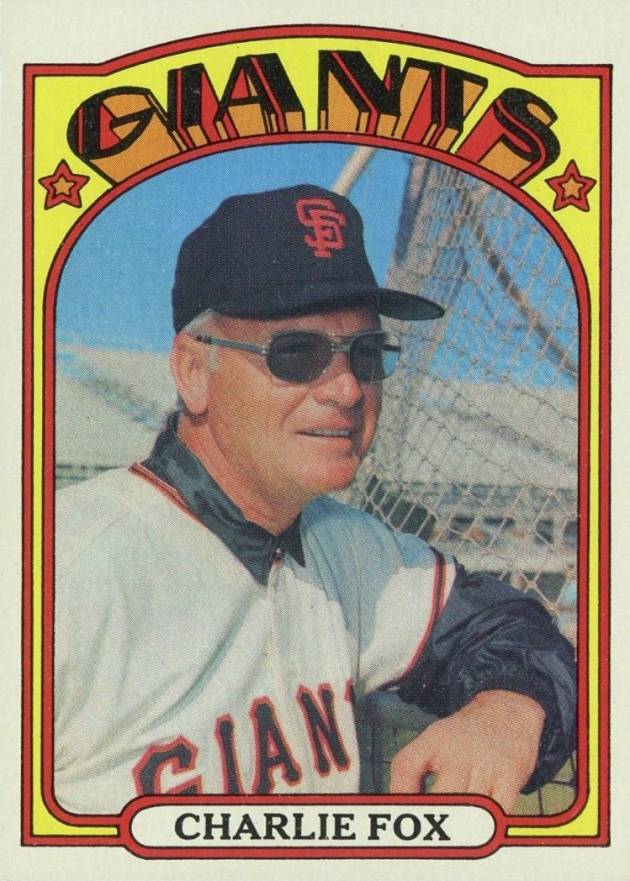 1972 Topps Charlie Fox #129 Baseball Card