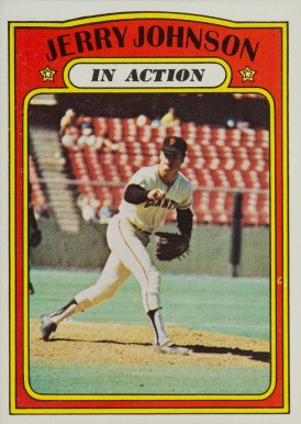 1972 Topps Jerry Johnson #36 Baseball Card