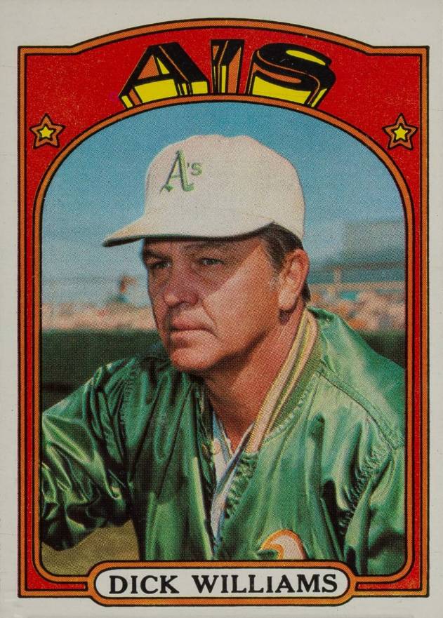 1972 Topps Dick Williams #137 Baseball Card