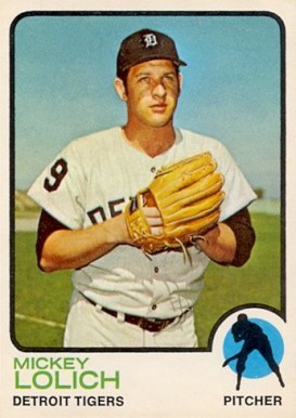 1973 O-Pee-Chee Mickey Lolich #390 Baseball Card