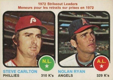 1973 O-Pee-Chee Strikeout Leaders #67 Baseball Card