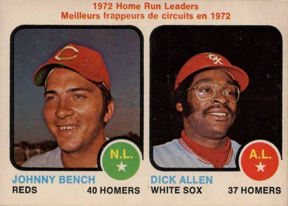 1973 O-Pee-Chee Home Run Leaders #62 Baseball Card