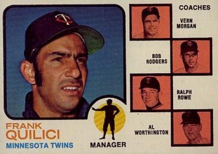 1973 Topps Twins Manager/Coaches #49s Baseball Card