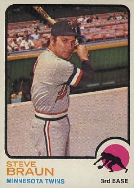1973 Topps Steve Braun #16 Baseball Card